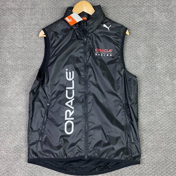 NWT Puma Oracle Racing Team Windbreaker Vest Gilet Men's Medium America's Cup - Picture 2 of 16